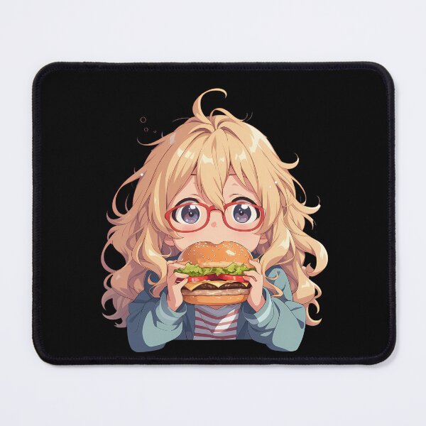 Item preview, Kaori Miyazono Your Lie in April Chibi Burger Kawaii Mood designed and sold by earlobejerk.