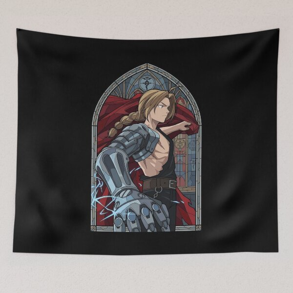 Item preview, Edward Elric Fullmetal Alchemist Automail Stained Glass designed and sold by mildaclairmo.