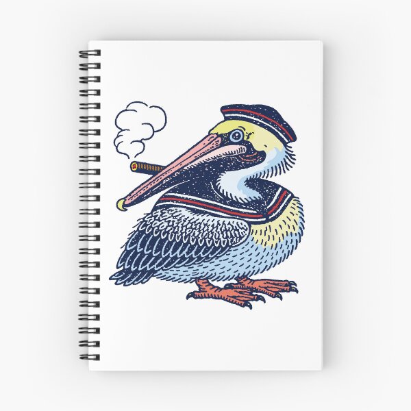 Item preview, Sailor Pelican Nautical Coastal Bird designed and sold by trajeado14.