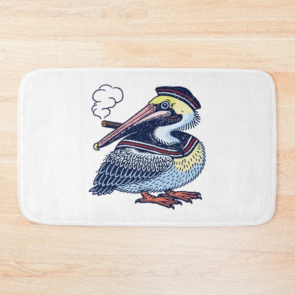 Item preview, Sailor Pelican Nautical Coastal Bird designed and sold by trajeado14.