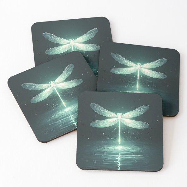 Item preview, 3d Render Of Glowing Dragonfly Digital Art designed and sold by Checho30.