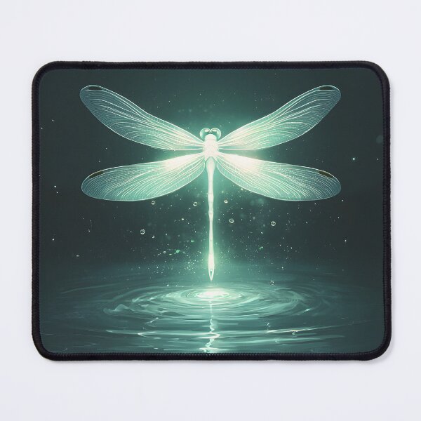Item preview, 3d Render Of Glowing Dragonfly Digital Art designed and sold by Checho30.