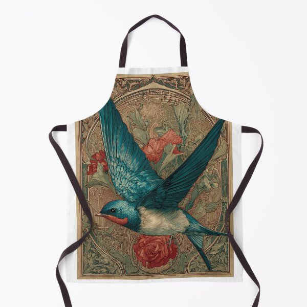 Item preview, Art nouveau Swallow designed and sold by MendaciousMina.