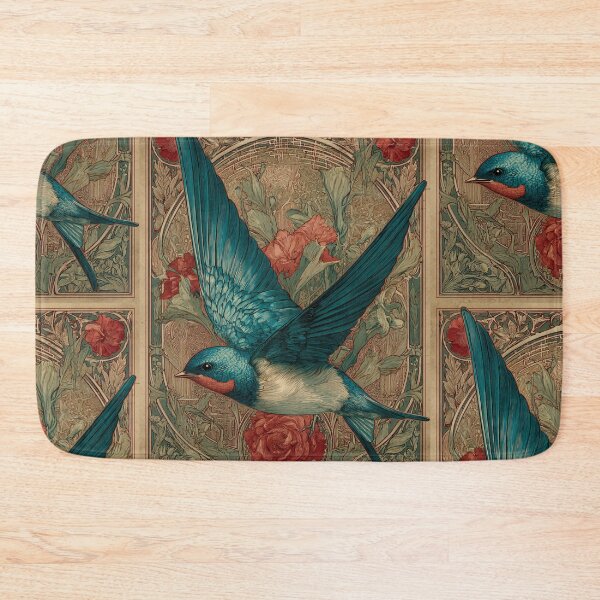 Item preview, Art nouveau Swallow designed and sold by MendaciousMina.