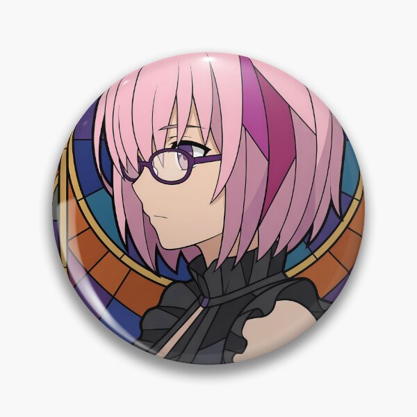 Item preview, Mash Kyrielight Fate Grand Order Quiet Stained Glass Profile designed and sold by mildaclairmo.