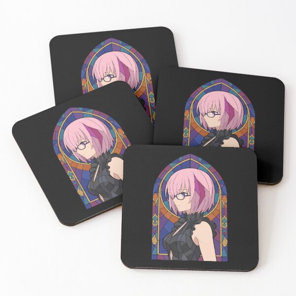 Item preview, Mash Kyrielight Fate Grand Order Quiet Stained Glass Profile designed and sold by mildaclairmo.