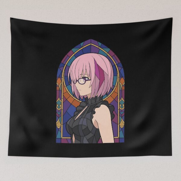Item preview, Mash Kyrielight Fate Grand Order Quiet Stained Glass Profile designed and sold by mildaclairmo.