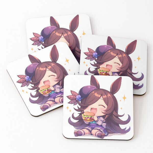 Item preview, Rice Shower Uma Musume Chibi Burger Horse Girl Kawaii Joy designed and sold by earlobejerk.