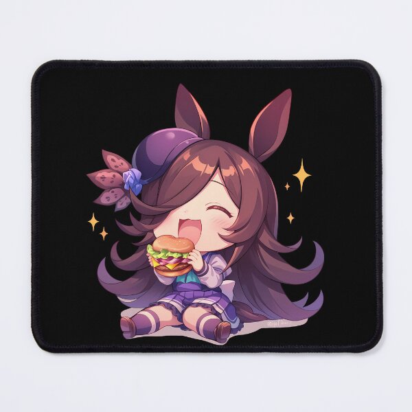 Item preview, Rice Shower Uma Musume Chibi Burger Horse Girl Kawaii Joy designed and sold by earlobejerk.