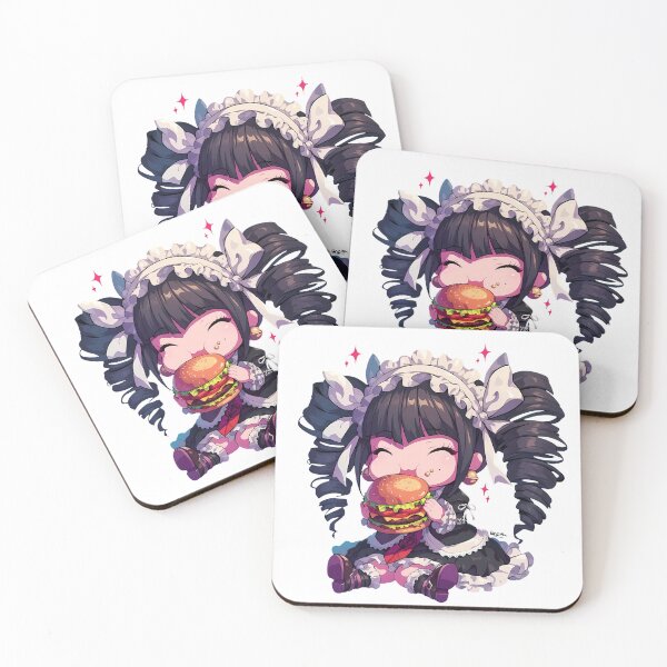 Item preview, Celestia Ludenberg Danganronpa Gothic Chibi Burger Kawaii Feast designed and sold by earlobejerk.