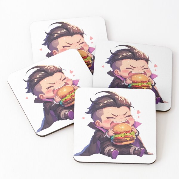 Artikelvorschau, Gundham Tanaka Danganronpa Chibi Burger Dramatic Snack Lord entworfen und verkauft von earlobejerk.