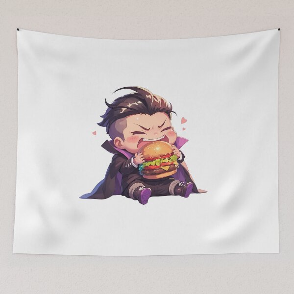 Item preview, Gundham Tanaka Danganronpa Chibi Burger Dramatic Snack Lord designed and sold by earlobejerk.