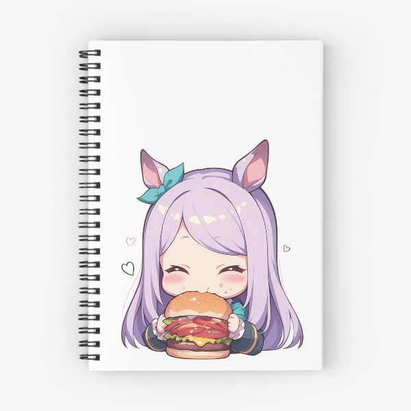 Item preview, Mejiro McQueen Uma Musume Chibi Burger Princess Smile designed and sold by earlobejerk.