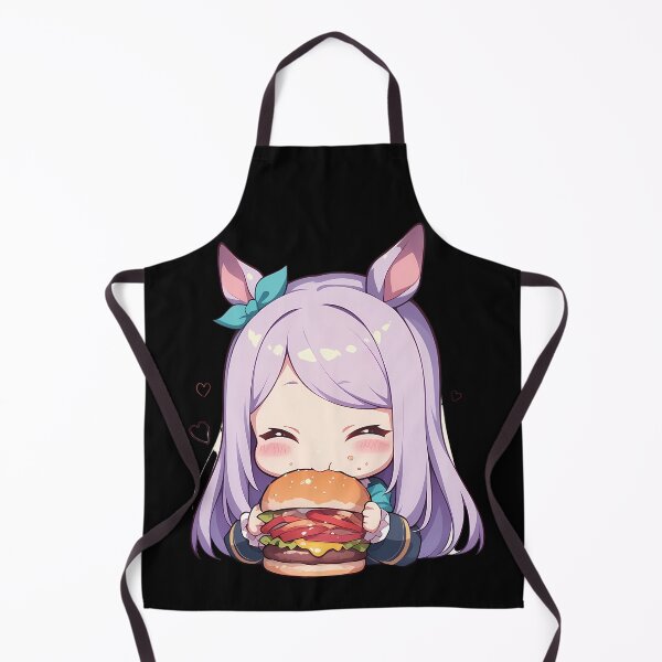 Item preview, Mejiro McQueen Uma Musume Chibi Burger Princess Smile designed and sold by earlobejerk.
