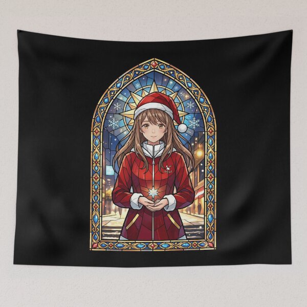 Item preview, Shouko Nishimiya A Silent Voice Christmas Star Stained Glass designed and sold by mildaclairmo.