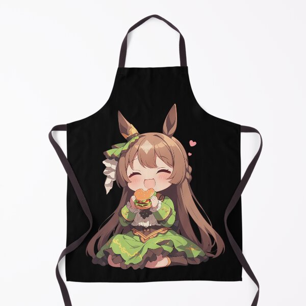 Item preview, Satono Diamond Uma Musume Chibi Burger Lucky Green Glow designed and sold by earlobejerk.
