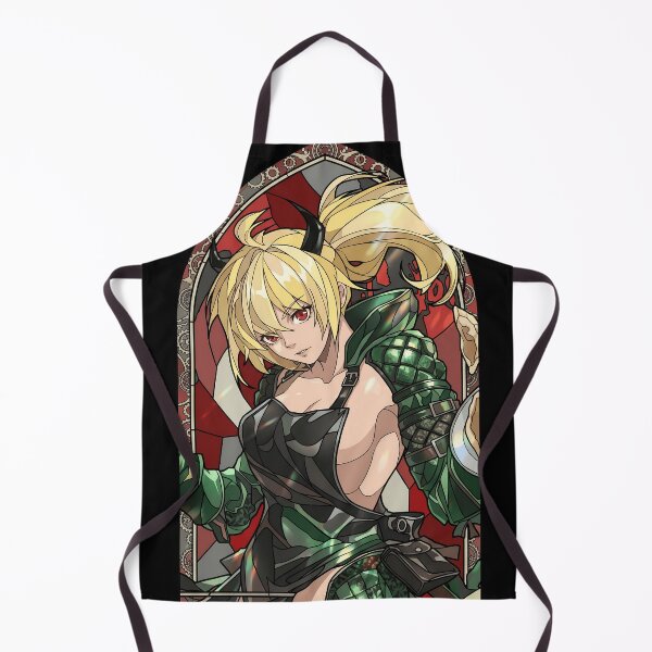 Aperçu de l'œuvre Nikaido Dorohedoro Armure Verte Vitrail Fantaisie créée et vendue par mildaclairmo.