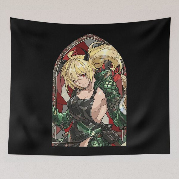 Item preview, Nikaido Dorohedoro Green Armor Stained Glass Fantasy designed and sold by mildaclairmo.