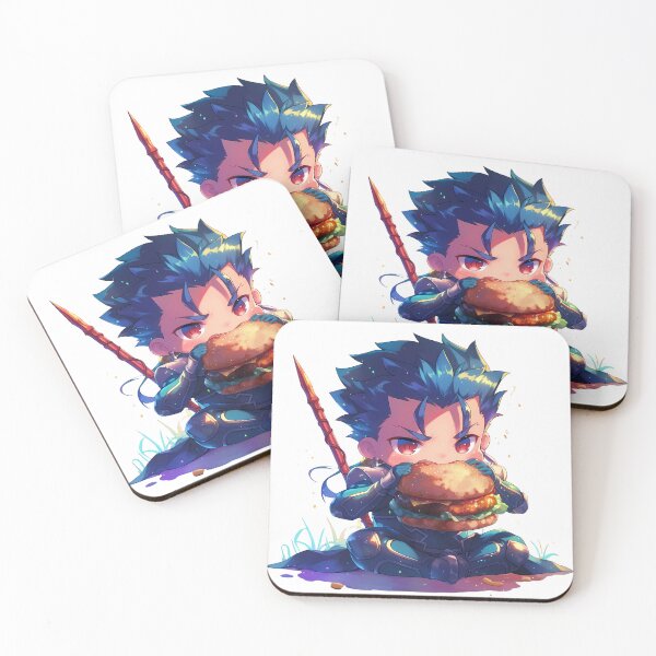 Item preview, Lancer Fate Stay Night Chibi Kawaii Bite designed and sold by earlobejerk.