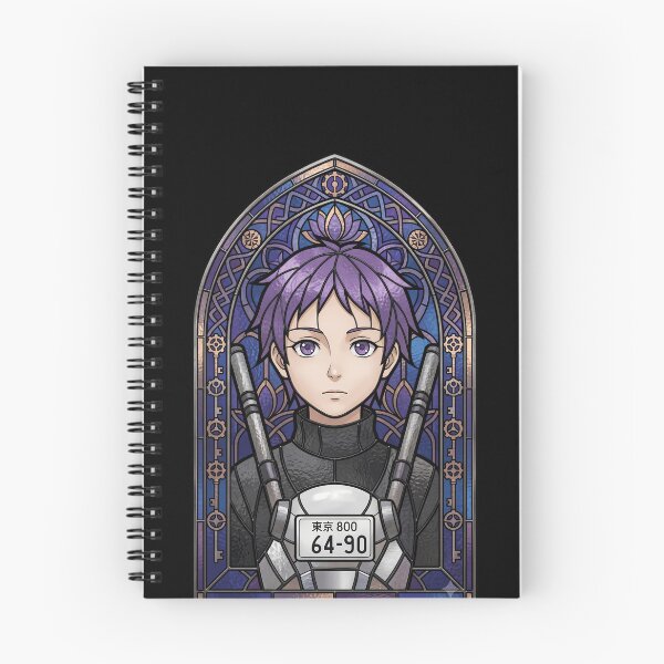 Item preview, Ebisu Dorohedoro Purple Stained Glass Anime Girl designed and sold by mildaclairmo.