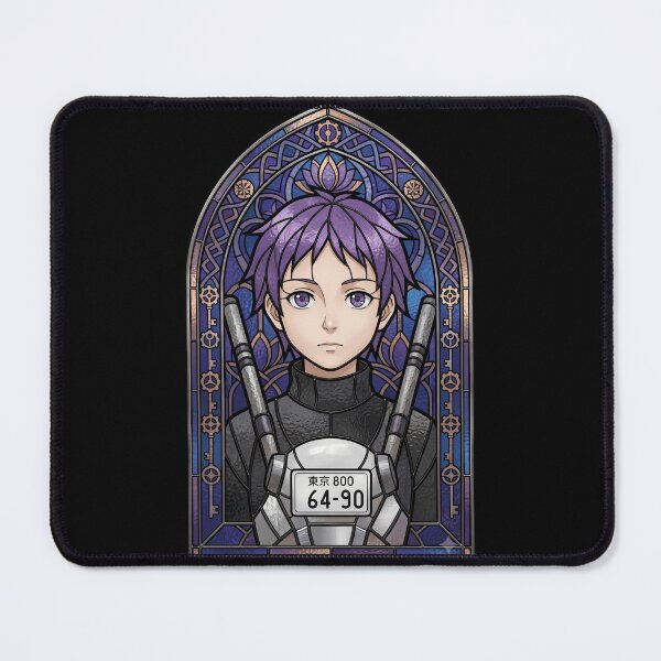Item preview, Ebisu Dorohedoro Purple Stained Glass Anime Girl designed and sold by mildaclairmo.