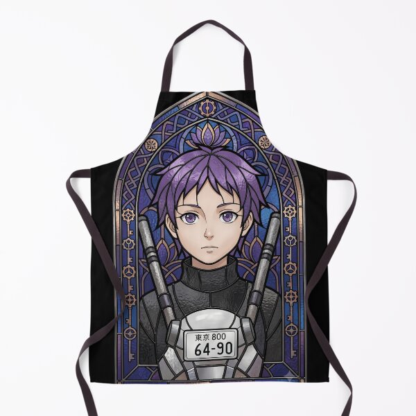 Item preview, Ebisu Dorohedoro Purple Stained Glass Anime Girl designed and sold by mildaclairmo.