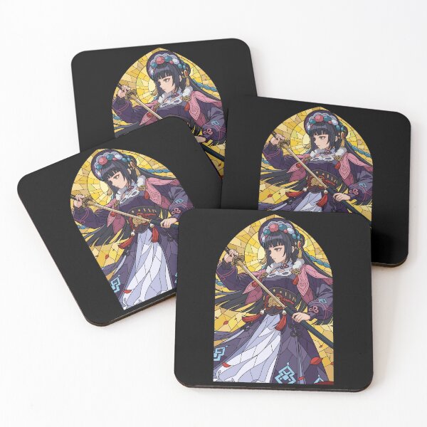 Item preview, Yun Jin Genshin Impact Opera Warrior Stained Glass designed and sold by mildaclairmo.