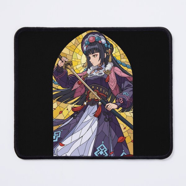 Item preview, Yun Jin Genshin Impact Opera Warrior Stained Glass designed and sold by mildaclairmo.