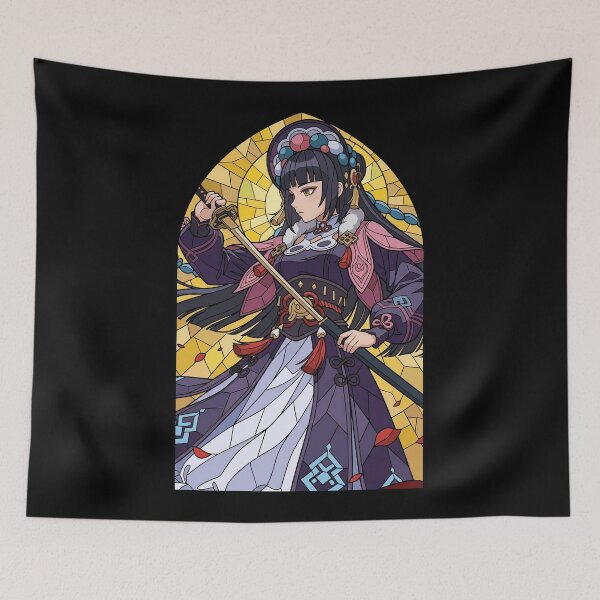 Item preview, Yun Jin Genshin Impact Opera Warrior Stained Glass designed and sold by mildaclairmo.