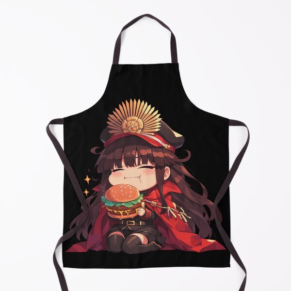 Item preview, Nobunaga Oda Fate Grand Order Chibi Kawaii Burger Anime Girl Crimson Energy designed and sold by earlobejerk.