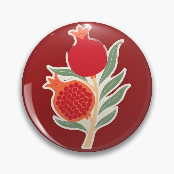 Item preview, Elegant Botanical Pomegranate Branch Vector designed and sold by xmoudx.