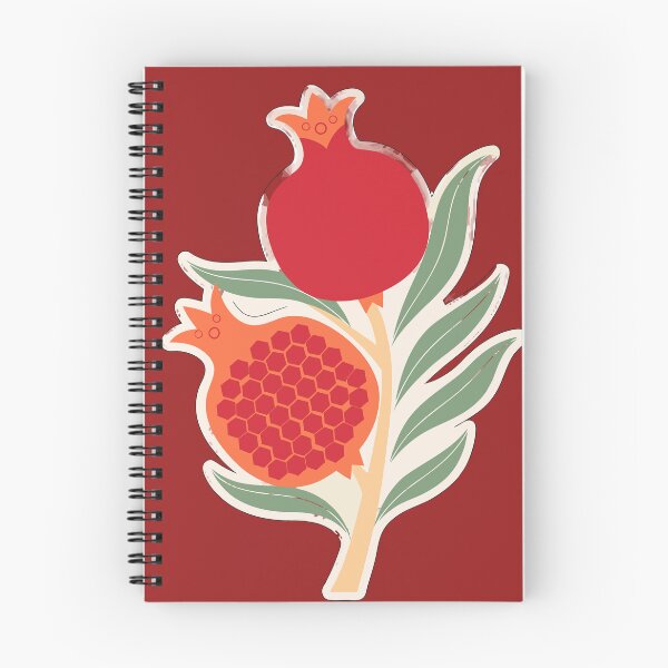 Item preview, Elegant Botanical Pomegranate Branch Vector designed and sold by xmoudx.