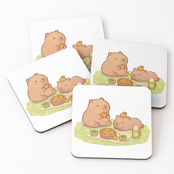Item preview, capybara picnic designed and sold by miriart.