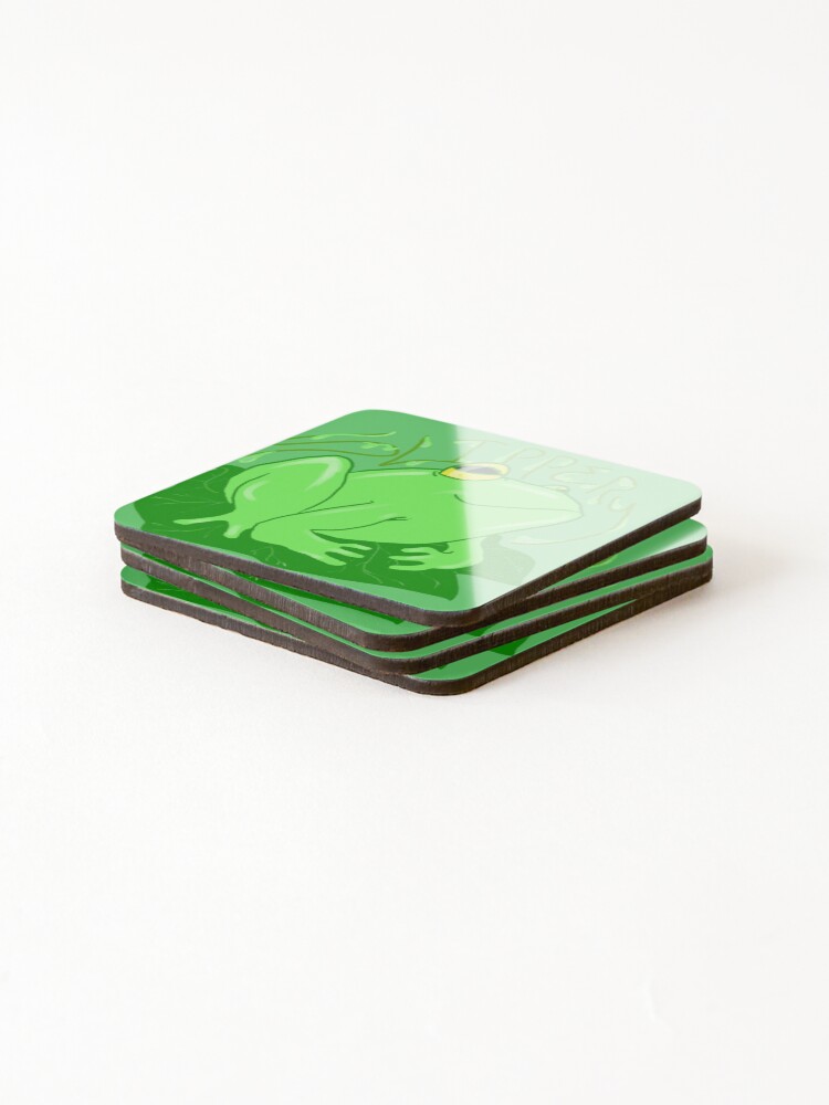 Thumbnail 4 of 5, Coasters (Set of 4), Slippery designed and sold by Battybatty.