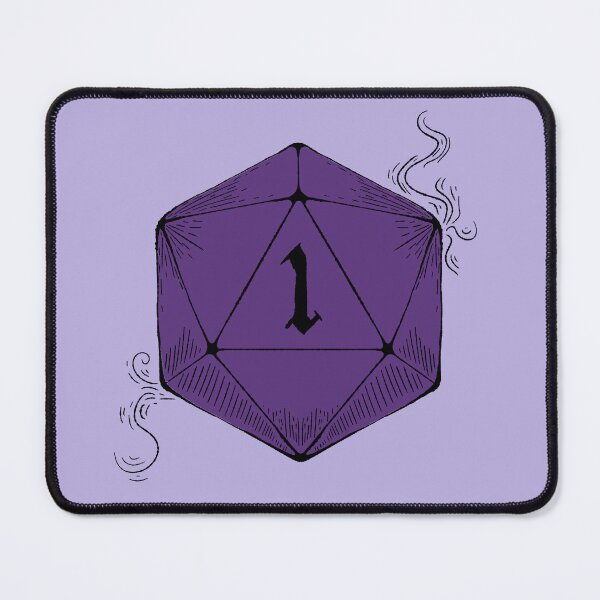 Item preview, Purple Nat 1! | DnD Dungeons and Dragons d20 Dice Natural 1 designed and sold by AvaDCreative.