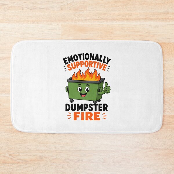 Item preview, Dumpster Fire Emotionally Supportive Chaos Humor designed and sold by Artmares.