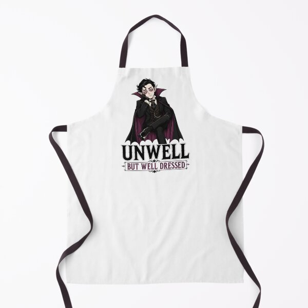 Item preview, Vampire Unwell But Well Dressed Goth Fashion Humor designed and sold by Artmares.