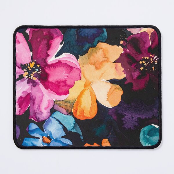 Item preview, Midnight Garden: Moody Watercolor Floral Composition designed and sold by LiveLearnCreate.
