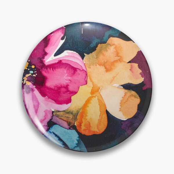 Item preview, Midnight Garden: Moody Watercolor Floral Composition designed and sold by LiveLearnCreate.
