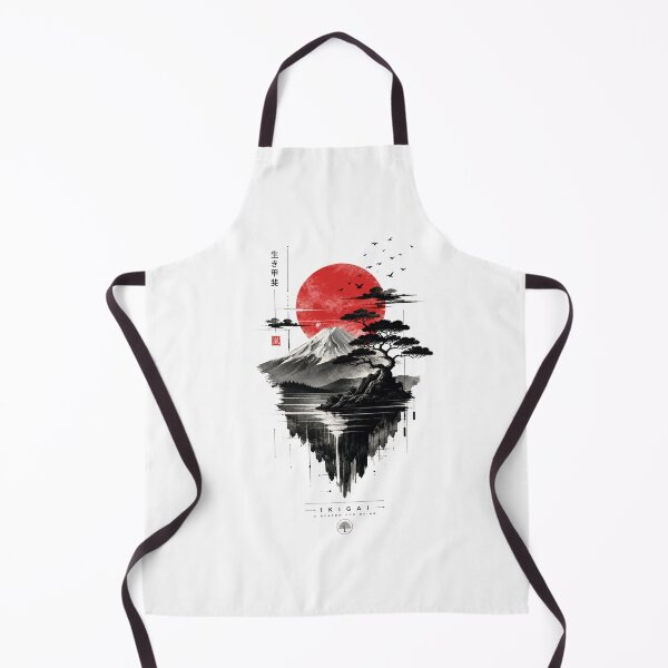 Item preview, Ikigai – Modern Japanese Landscape | Minimalist Mount Fuji Sunset Graphic designed and sold by JA-1994.