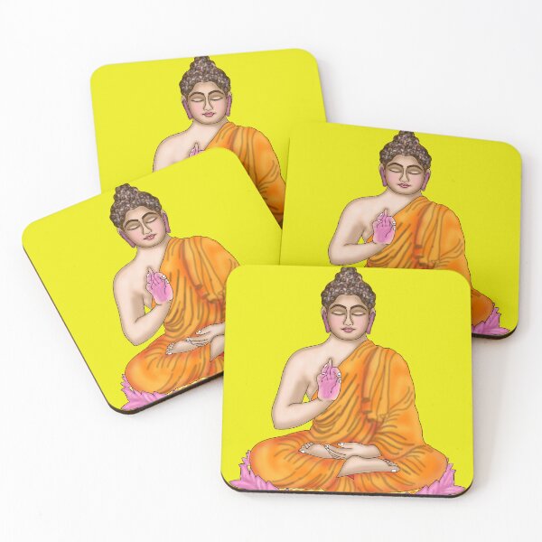 Item preview, Gautam Buddha Artwork | Peaceful Spiritual Digital Painting Illustration designed and sold by Harshit_Digital_Arts.
