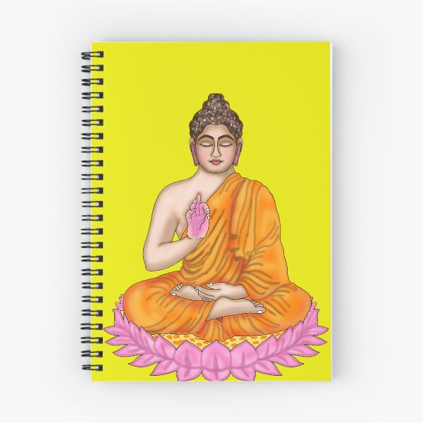 Item preview, Gautam Buddha Artwork | Peaceful Spiritual Digital Painting Illustration designed and sold by Harshit_Digital_Arts.