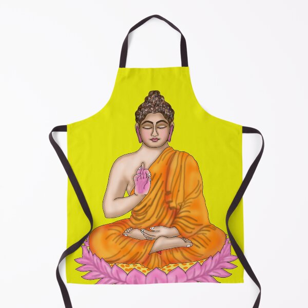 Item preview, Gautam Buddha Artwork | Peaceful Spiritual Digital Painting Illustration designed and sold by Harshit_Digital_Arts.