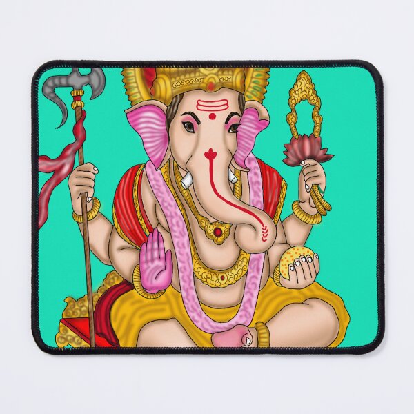 Item preview, Lord Ganesha Artwork | Divine Hindu God Digital Art Illustration designed and sold by Harshit_Digital_Arts.