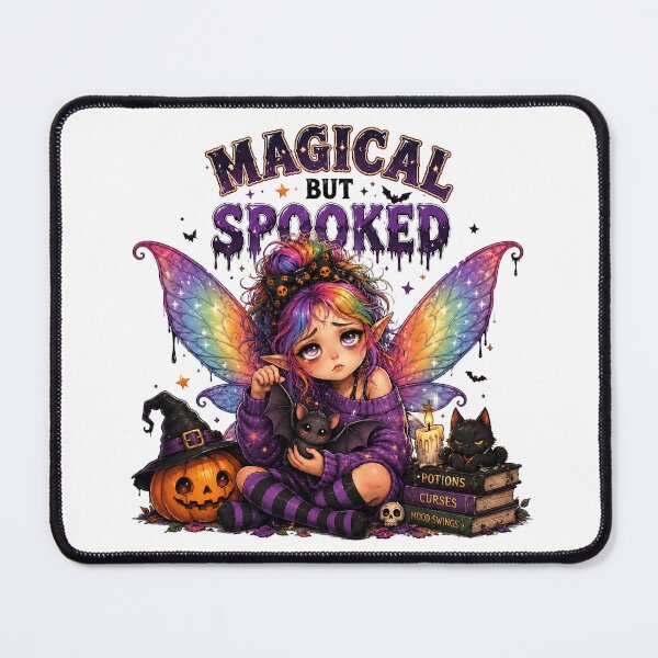 Item preview, Magical But Spooked Halloween Fairy designed and sold by Vitalka-uk.