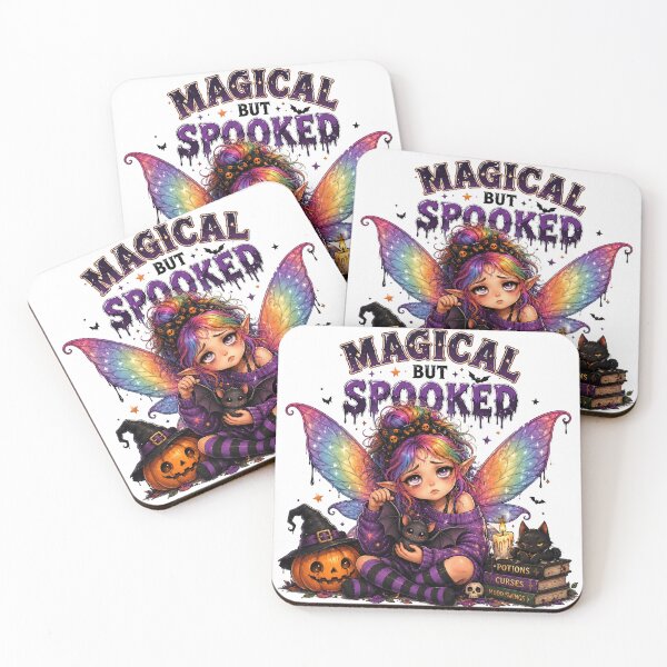 Item preview, Magical But Spooked Halloween Fairy designed and sold by Vitalka-uk.