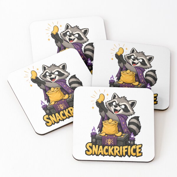 Item preview, Raccoon Snackrifice Funny Snack Lover Humor designed and sold by Artmares.