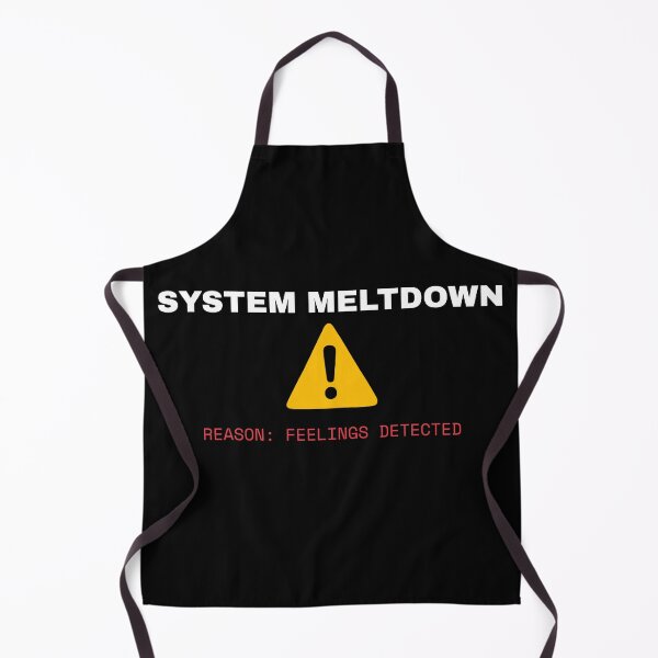 Item preview, System Meltdown Feelings Detected - Aesthetic Glitch Streetwear designed and sold by GLITCH & SOUL.