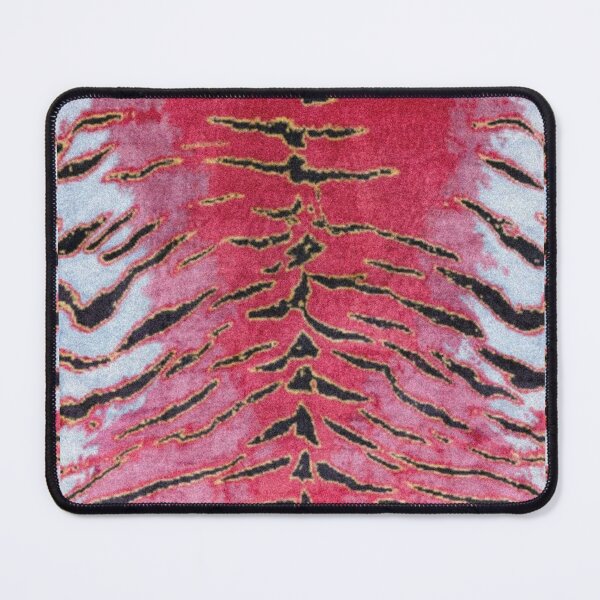 Item preview, Red Tiger Stripes Grunge Texture - Post Punk Art Print designed and sold by destelloacido.