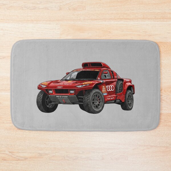 Item preview, Audi RS Q e-tron Dakar Custom Red Rally Sport Truck Illustration designed and sold by Motorline44.